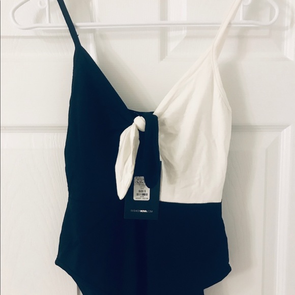 Fashion Nova Yin and Yang Bodysuit - Picture 3 of 3